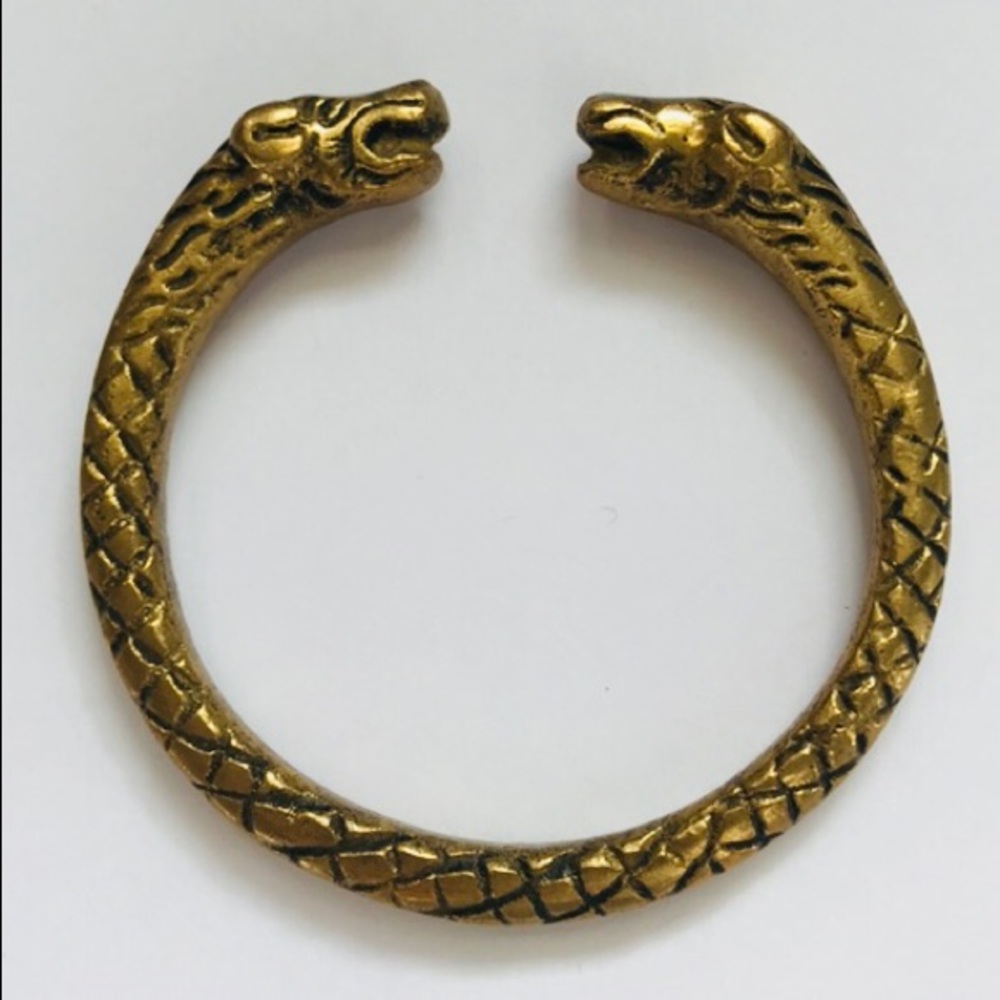 Vintage brass bangle